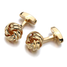luxury man fathers day gifts copper cuflink men cufflinks twisted flower knot design custom cuff links